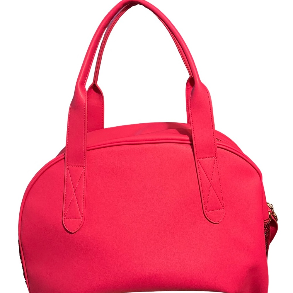 Juicy Couture Los Angeles NWT Pink Sequined Queen of Everything Messenger Bag - Picture 6 of 12